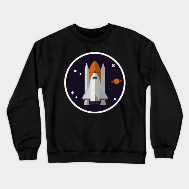 The Rocket Badge Crewneck Sweatshirt by SPAZE